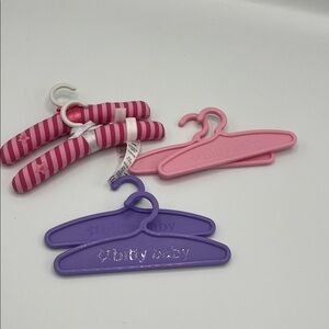 American Girl Doll Bitty Baby Doll Clothes Hangers Lot of 6